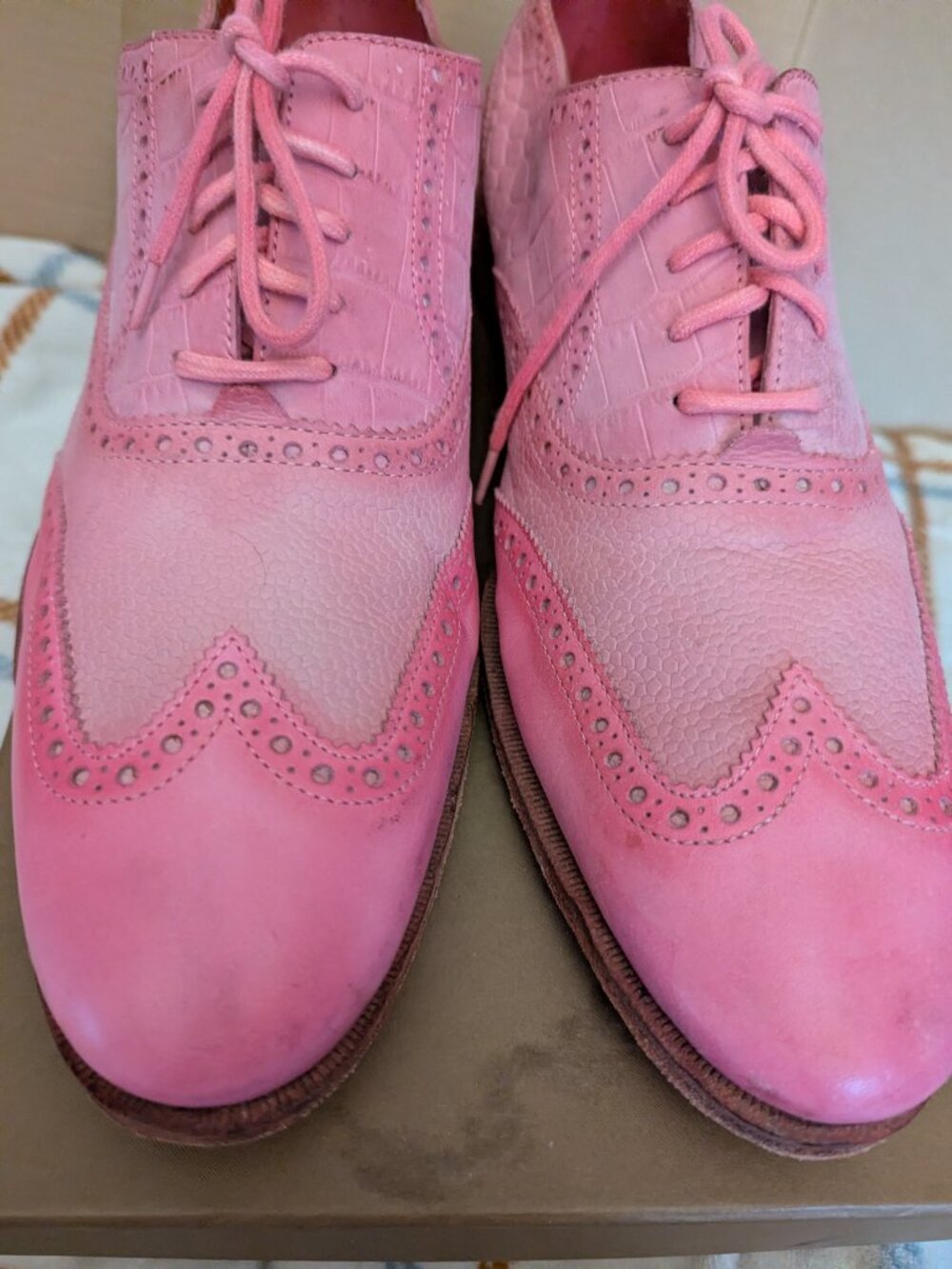 COLE HAAN Men's Wingtip Oxfords Size 11 Beautiful - Picture 3 of 9